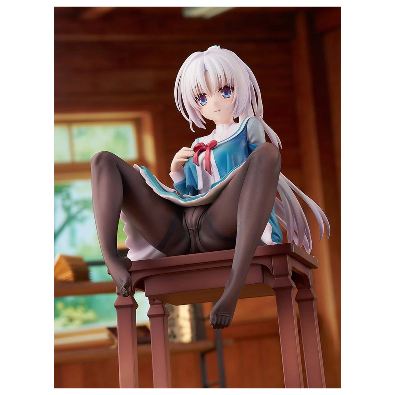 Senren*Banka PVC figura 1/7 Yoshino Asatake Animal Ears School Uniform Ver. 21 cm fotografija izdelka