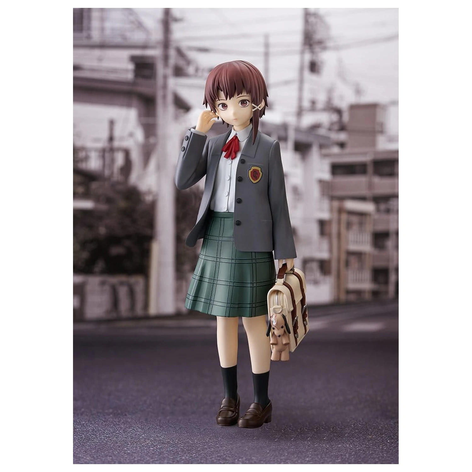 Serial Experiments Lain Pop Up Parade PVC figura Lain Iwakura L Size 23 cm fotografija izdelka