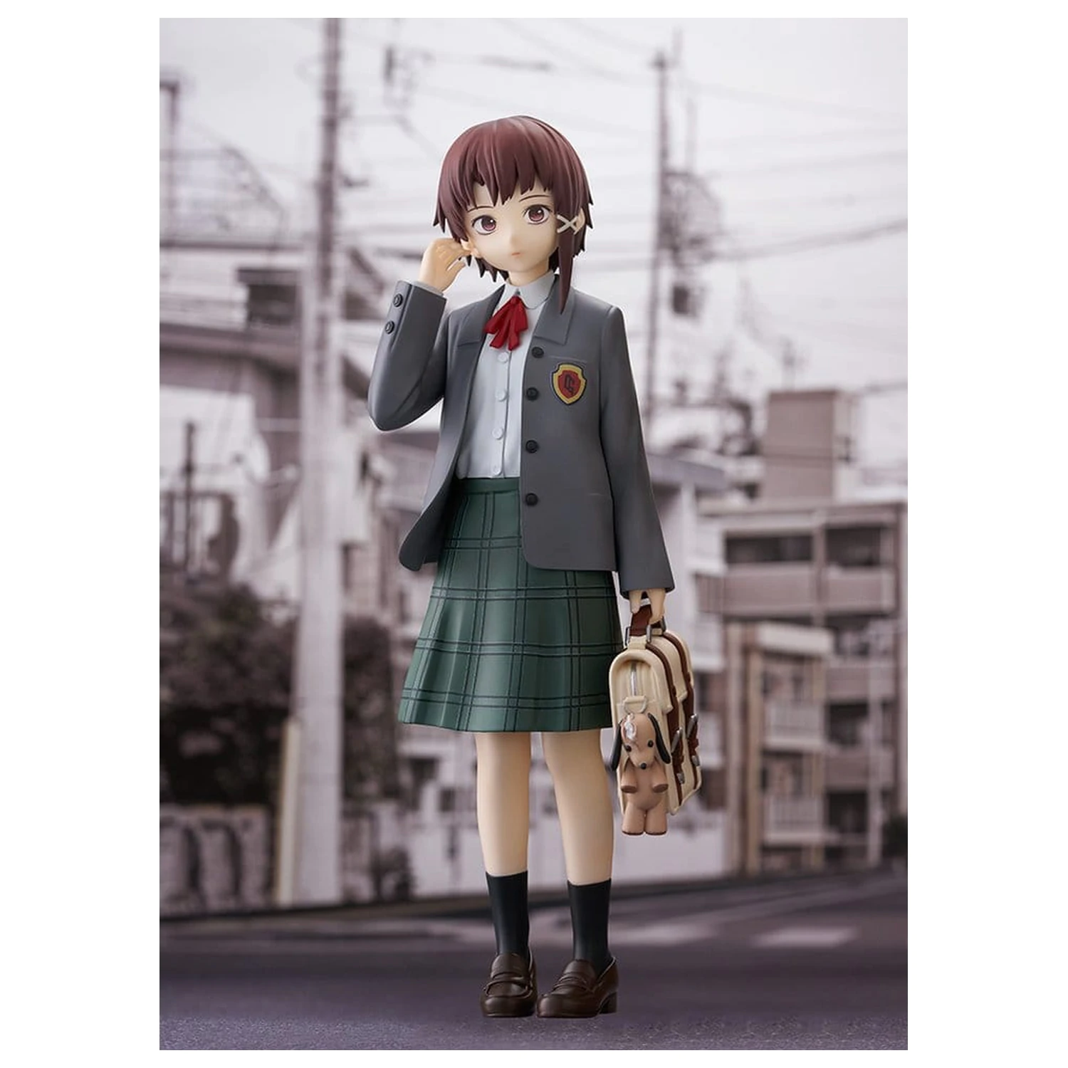 Serial Experiments Lain Pop Up Parade PVC figura Lain Iwakura L Size 23 cm fotografija izdelka