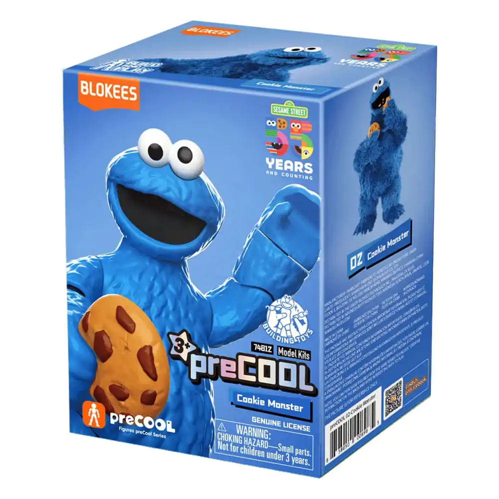Sesame Street Blokees PreCool Series 1 Plastični model komplet 02 Cookie Monster 13 cm fotografija izdelka