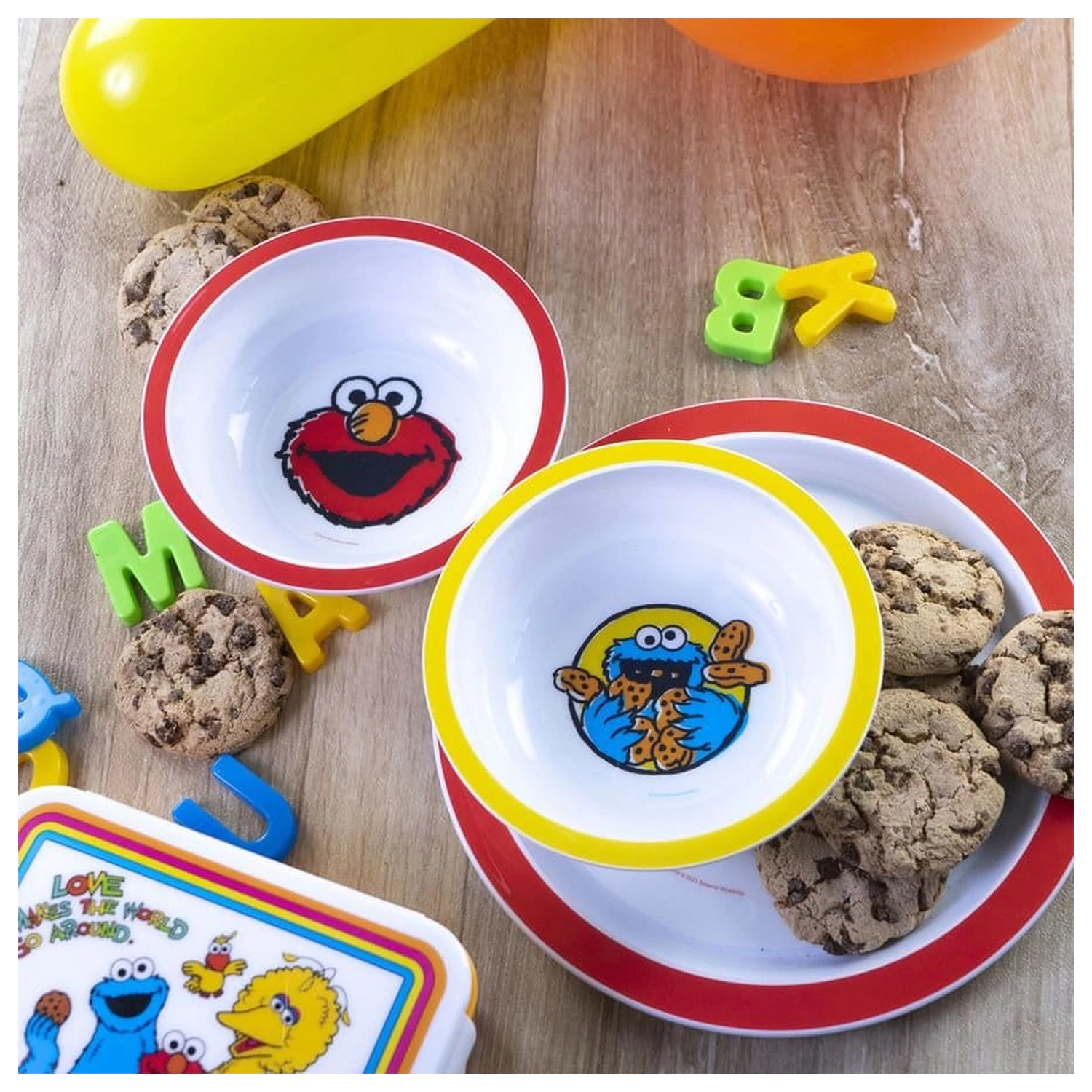 Sesame Street Cereal Bowl Vintage Kids 2-Pack 300ml fotografija izdelka