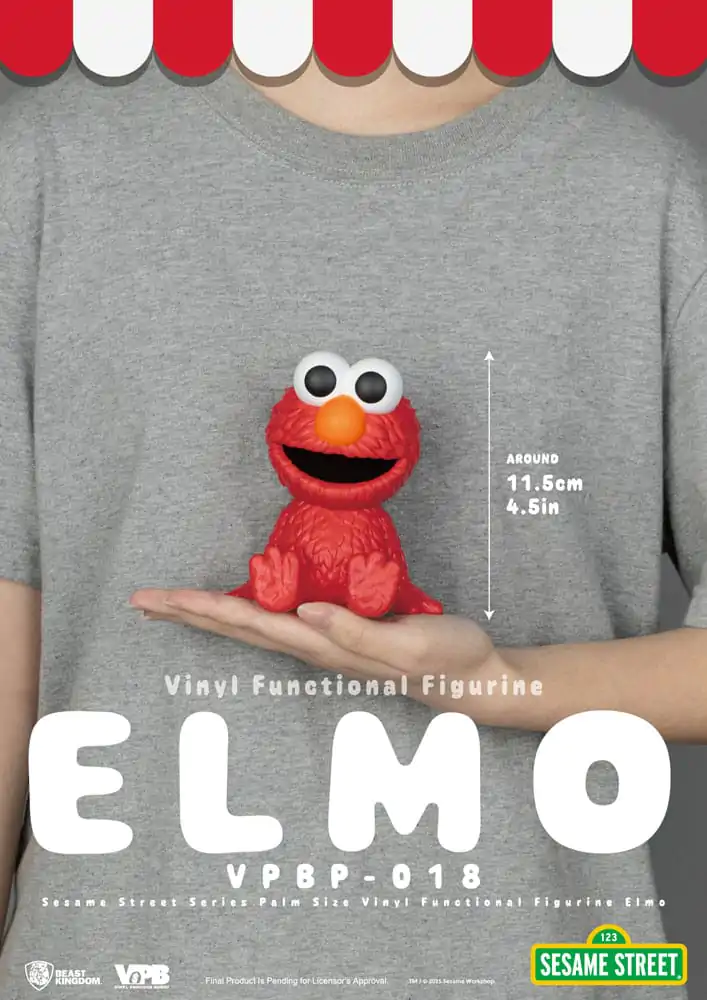 Sesame Street Piggy Vinilna banka Elmo 12 cm  fotografija izdelka