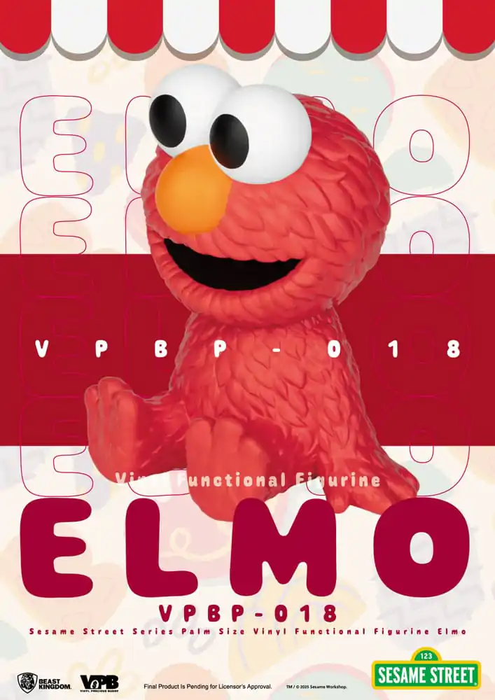 Sesame Street Piggy Vinilna banka Elmo 12 cm  fotografija izdelka