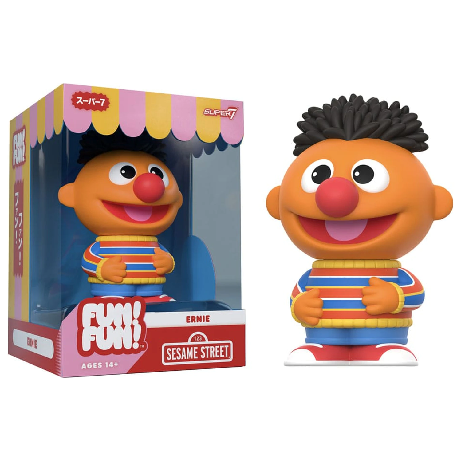 Sesame Street FUN! FUN! vinilna figura Wave 02 Ernie 13 cm fotografija izdelka