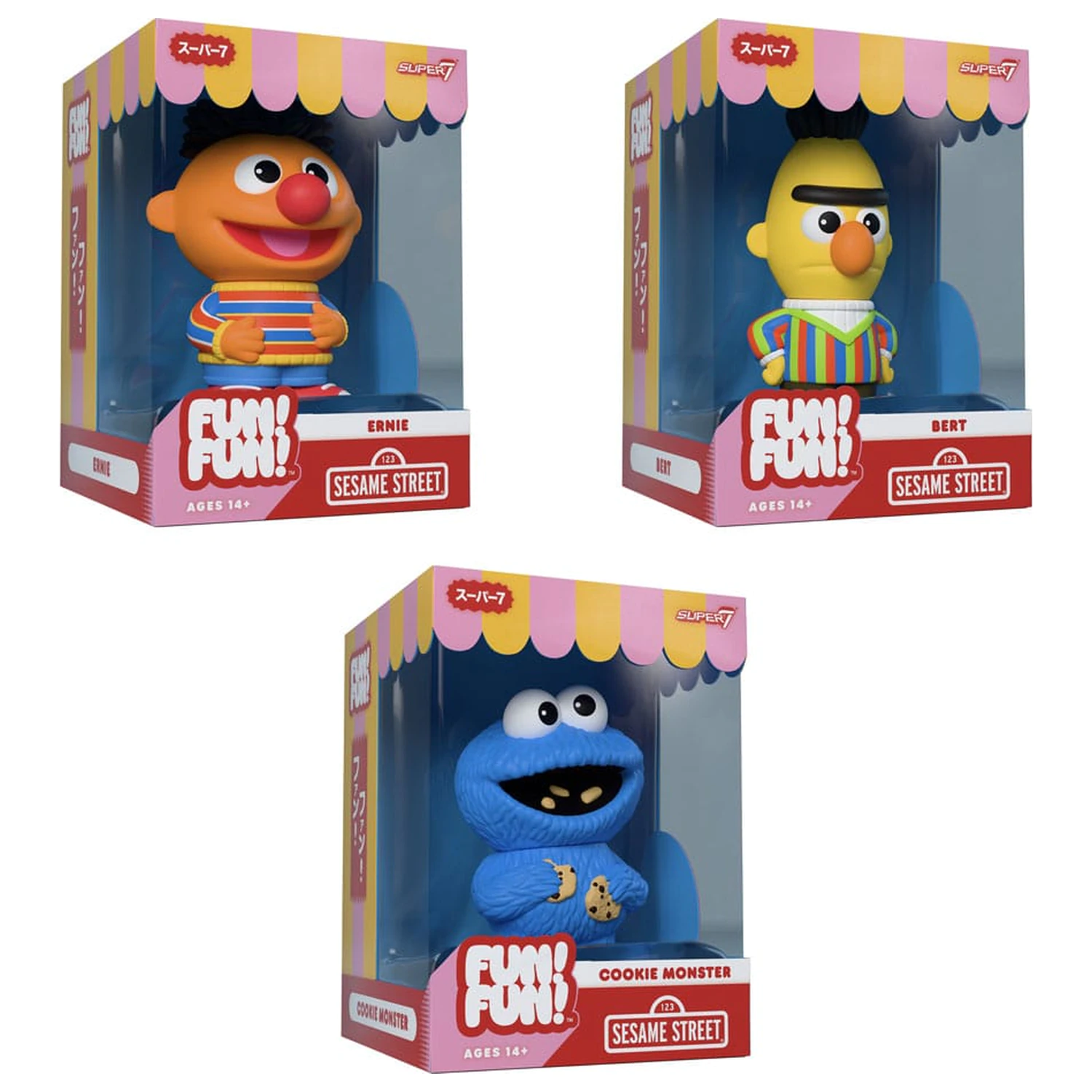 Sesame Street FUN! FUN! vinilna figura Wave 02 Ernie 13 cm fotografija izdelka