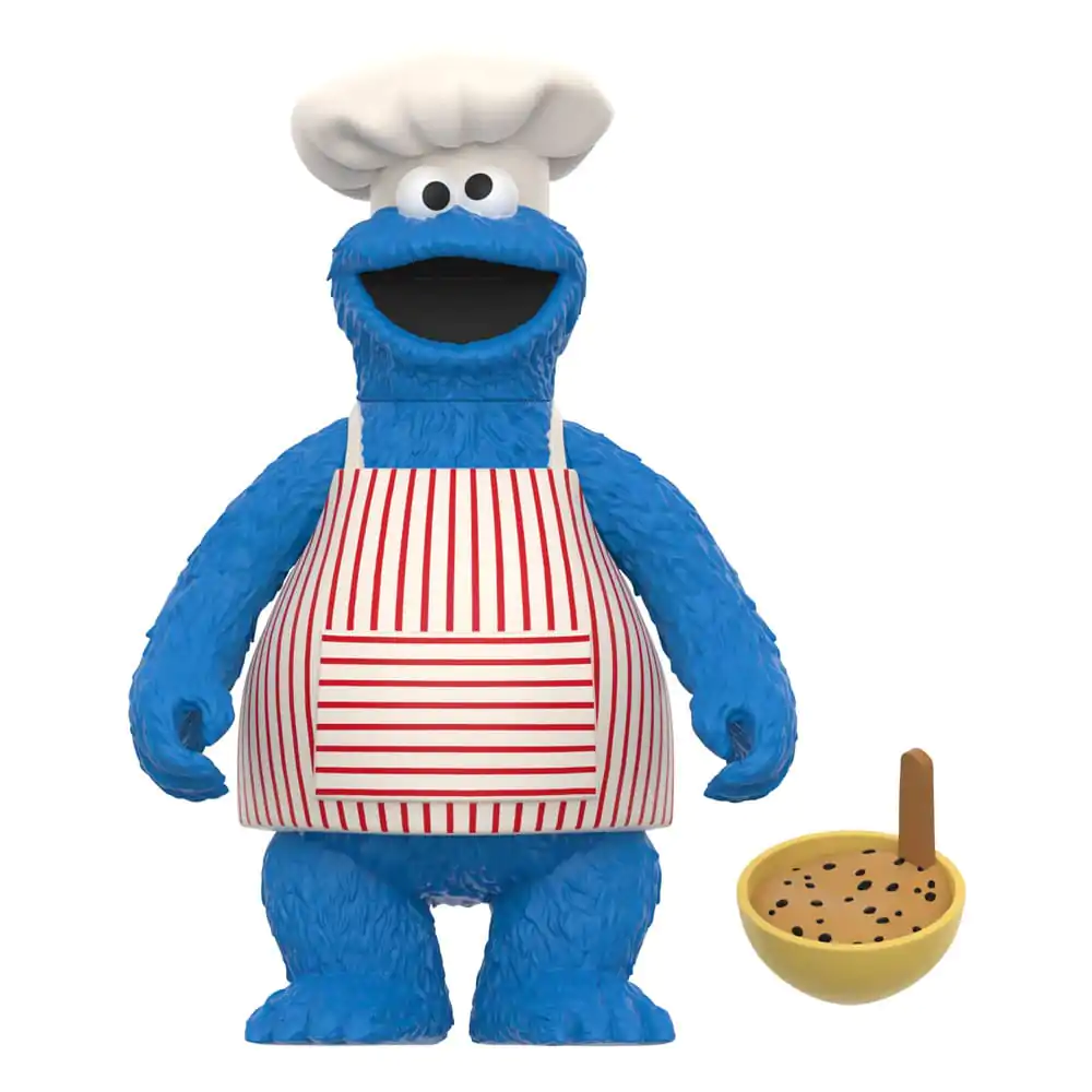 Sesame Street ReAction akcijska figura Wave 04 Chef Cookie Monster 10 cm fotografija izdelka