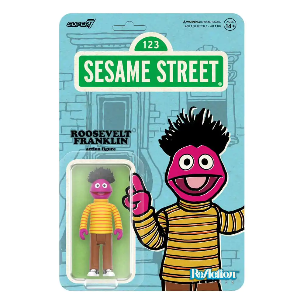 Sesame Street ReAction akcijska figura Wave 04 Roosevelt Franklin 10 cm fotografija izdelka