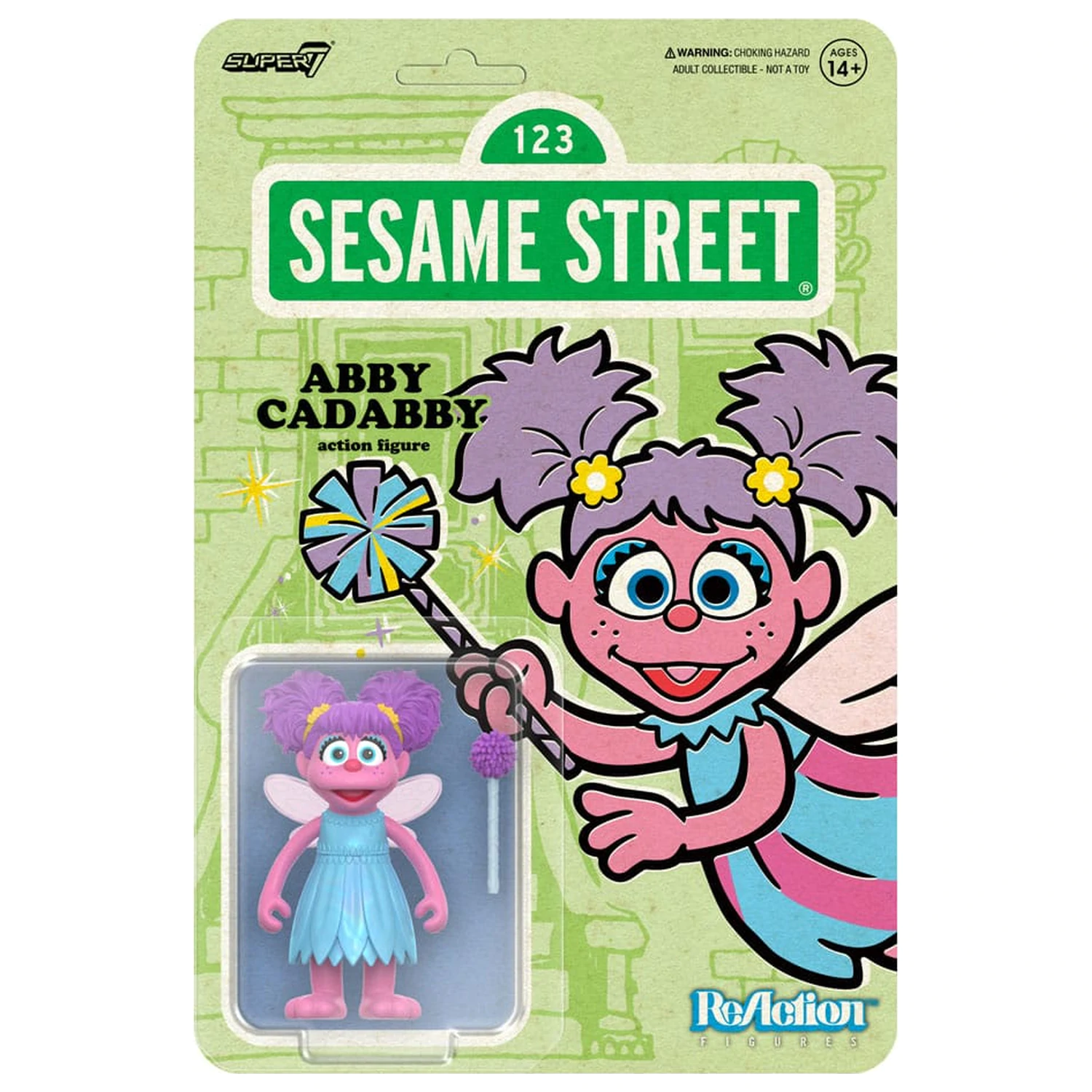 Sesame Street ReAction Figurica Wave 05 Abby Cadabby 10 cm fotografija izdelka