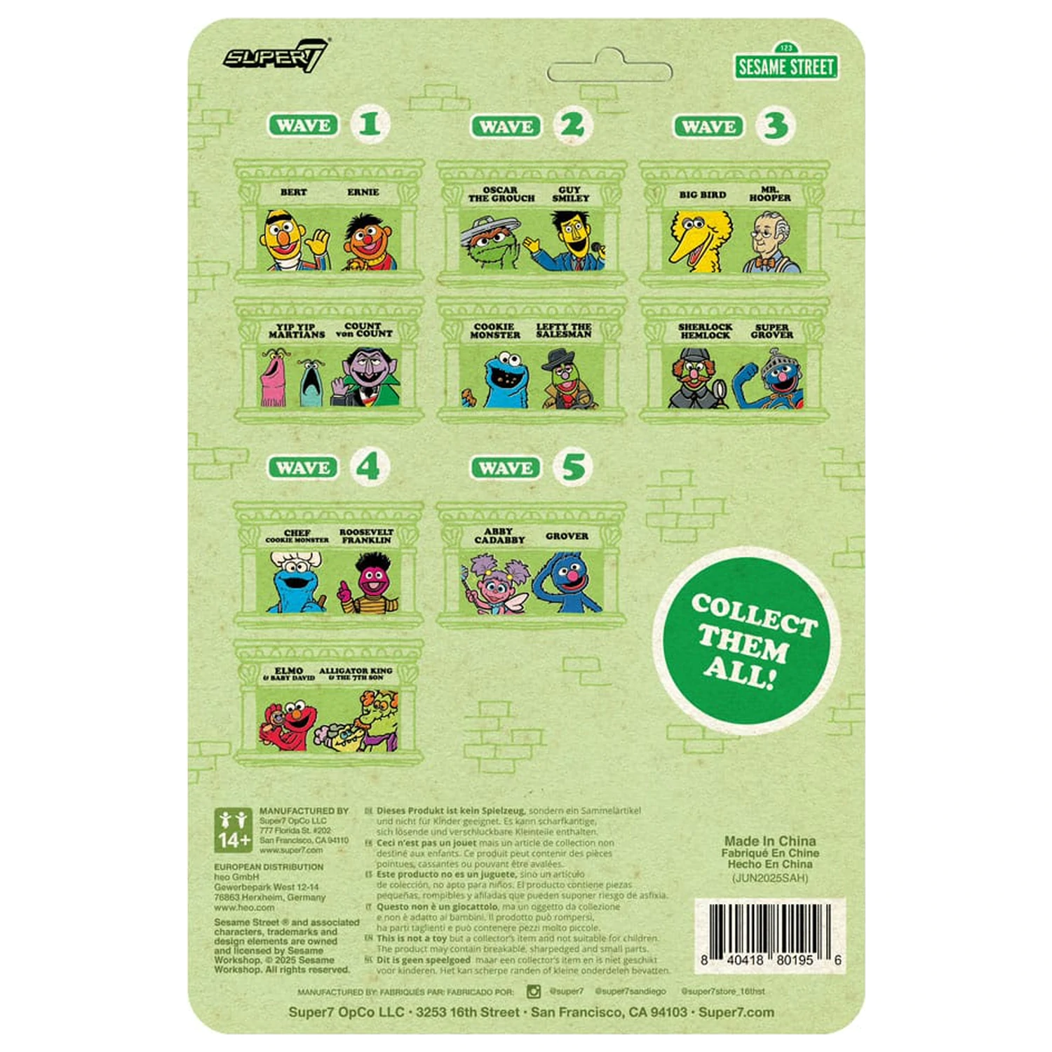 Sesame Street ReAction Figurica Wave 05 Abby Cadabby 10 cm fotografija izdelka