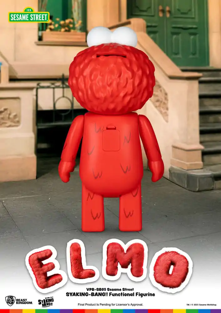 Sesame Street Syaking Bang Vinil Pujsa Elmo 47 cm fotografija izdelka