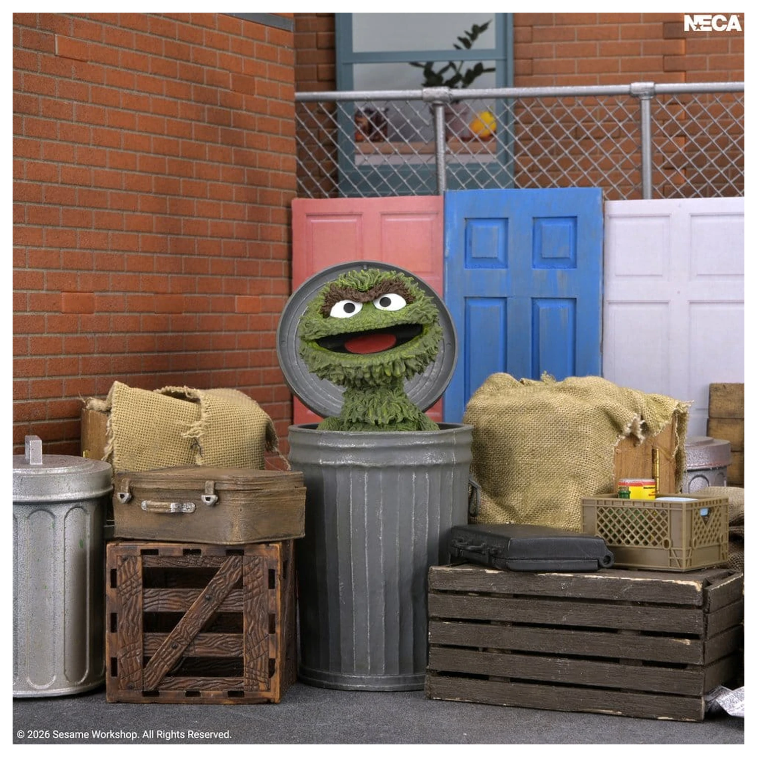 Sesame Street Ultimate Akcijska figura Oscar the Grouch 18 cm fotografija izdelka