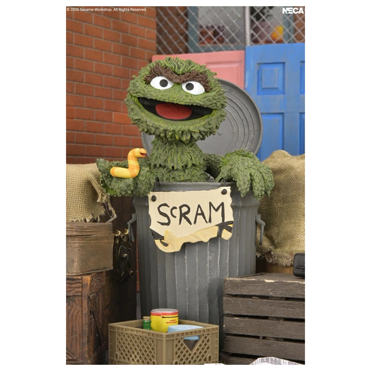 Sesame Street Ultimate Akcijska figura Oscar the Grouch 18 cm fotografija izdelka