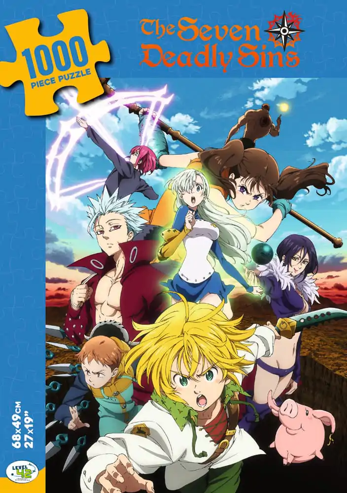 Seven Deadly Sins Puzzle Liki (1000 kosov) fotografija izdelka