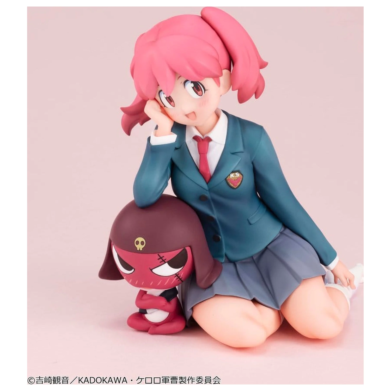 Sgt. Frog Melty Princess PVC figura Natsumi & Giroro velikosti dlani 9 cm fotografija izdelka