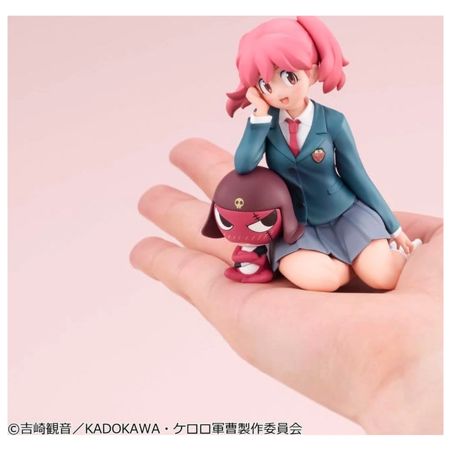 Sgt. Frog Melty Princess PVC figura Natsumi & Giroro velikosti dlani 9 cm fotografija izdelka