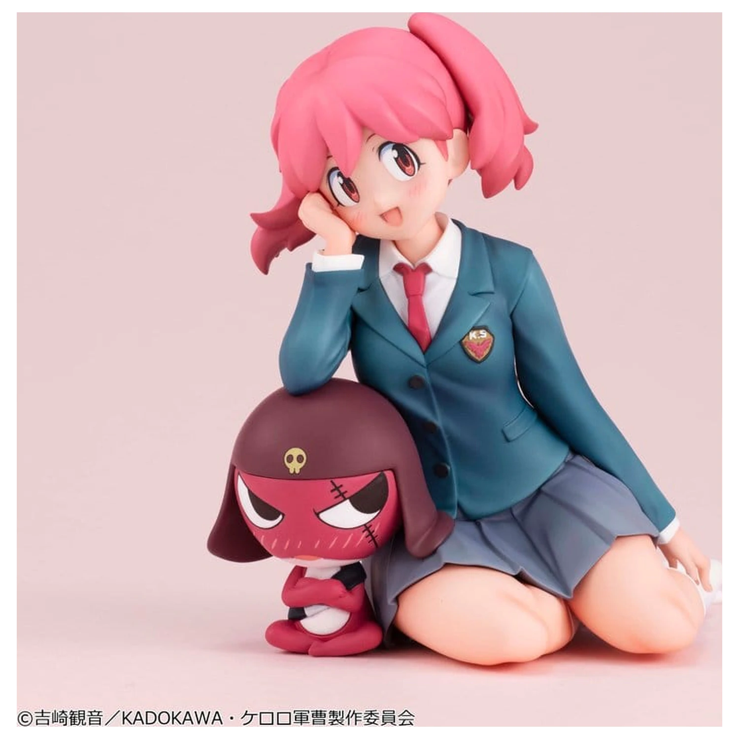 Sgt. Frog Melty Princess PVC figura Natsumi & Giroro velikosti dlani 9 cm fotografija izdelka