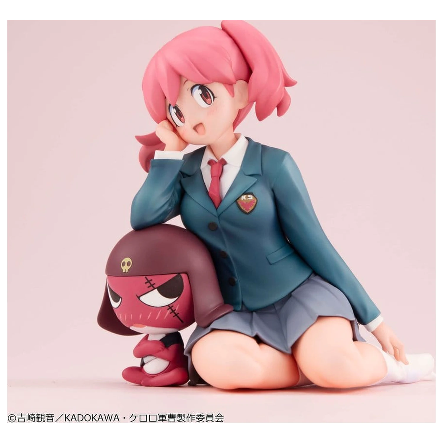 Sgt. Frog Melty Princess PVC figura Natsumi & Giroro velikosti dlani 9 cm fotografija izdelka