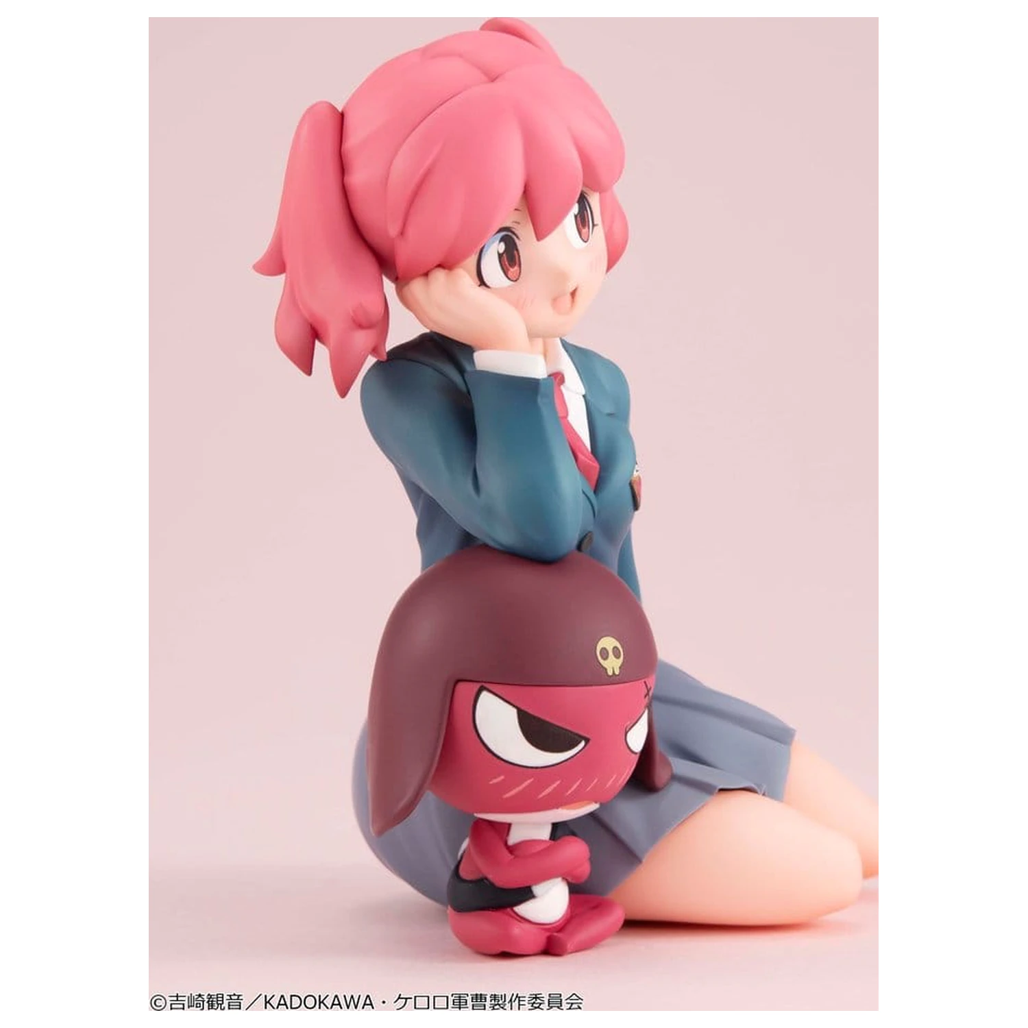 Sgt. Frog Melty Princess PVC figura Natsumi & Giroro velikosti dlani 9 cm fotografija izdelka