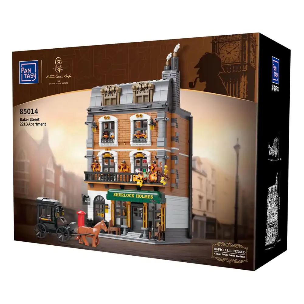 Komplet za sestavljanje Sherlock Holmes Baker Street 221B Apartment 42 cm fotografija izdelka