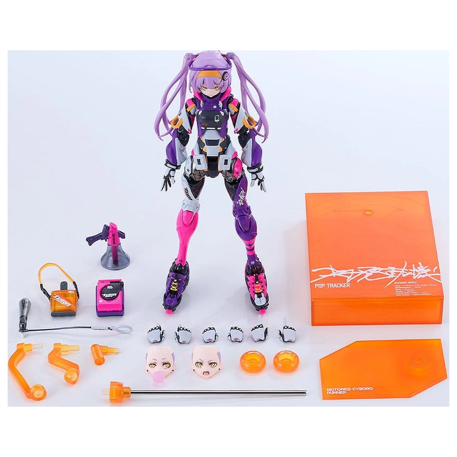 Shojo-Hatsudoki Motored Cyborg Runner akcijska figura SSX-155c Pop Tracker 18 cm fotografija izdelka