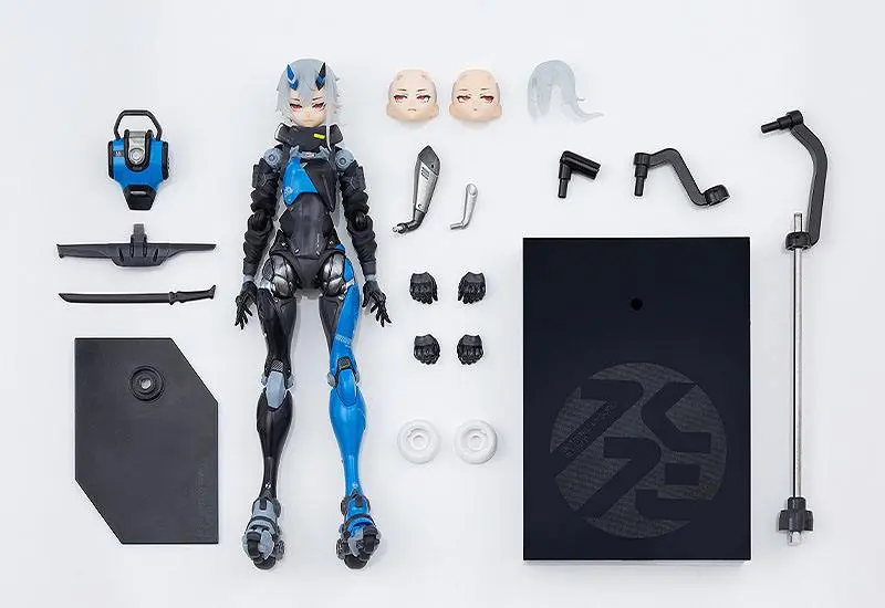 Shojo-Hatsudoki Diecast / PVC akcijska figura Motored Cyborg Runner SSX_155 Techno Azur 17 cm fotografija izdelka