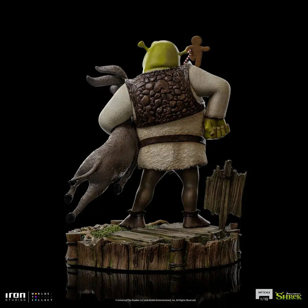 Shrek Deluxe Art Scale Kip 1/10 Shrek, Donkey and The Gingerbread Man 26 cm fotografija izdelka