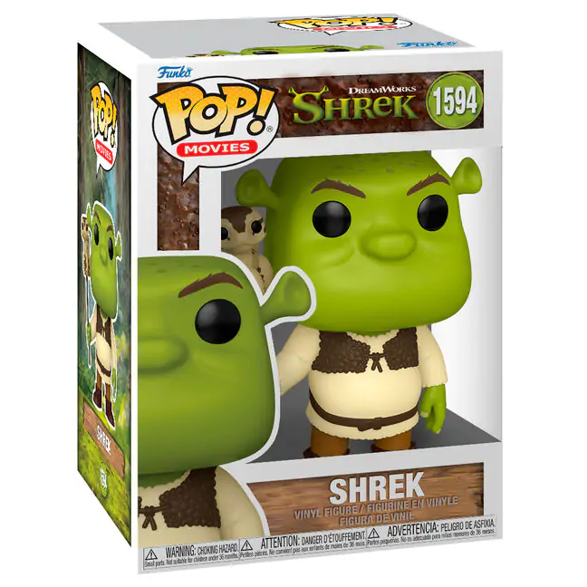 Shrek Funko POP! Movies Vinyl Figura 30. obletnica Shrek w/Snake 9 cm fotografija izdelka