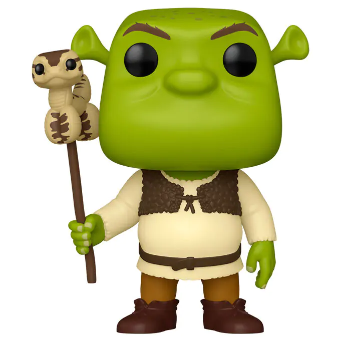 Shrek Funko POP! Movies Vinyl Figura 30. obletnica Shrek w/Snake 9 cm fotografija izdelka