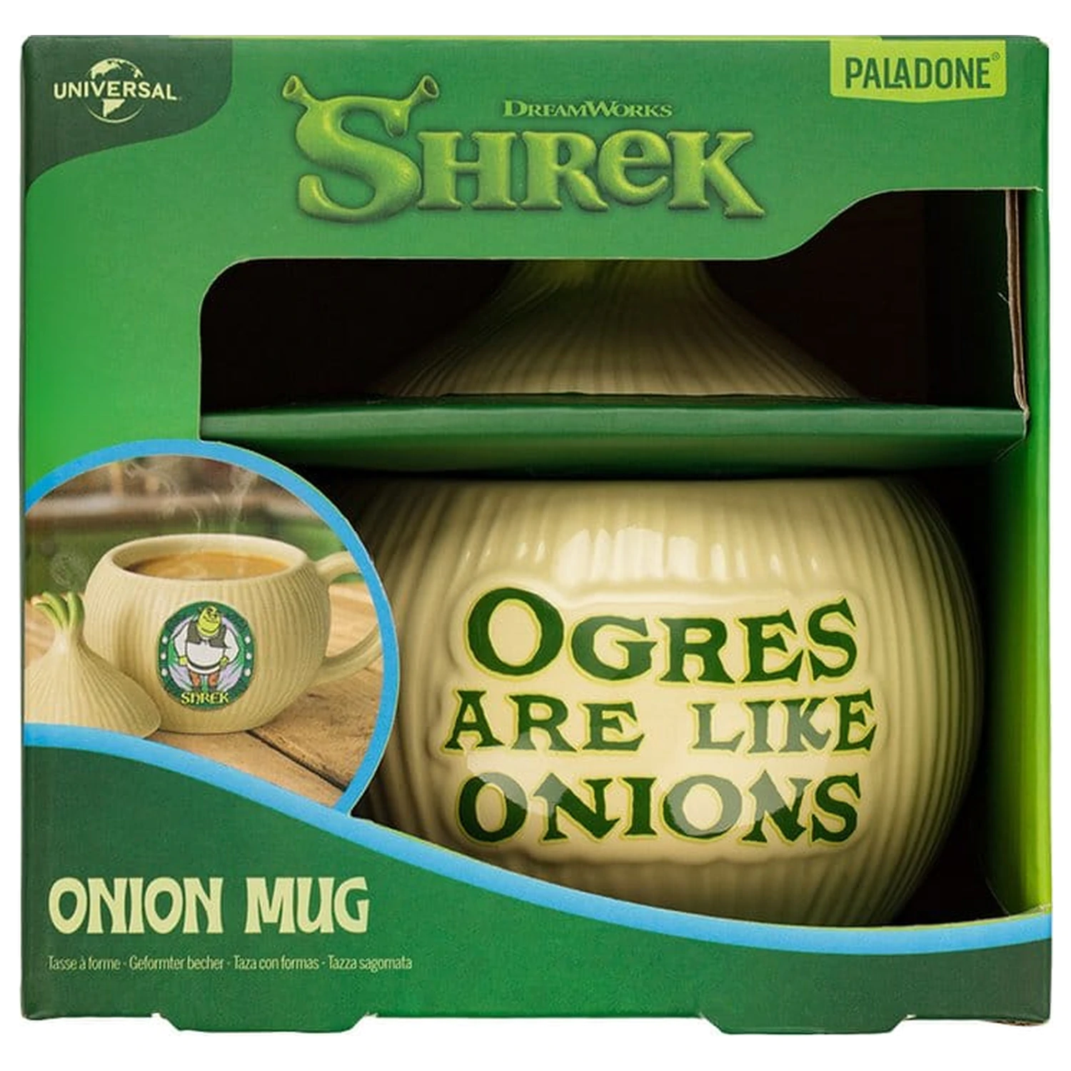 Shrek Skodelica Onion s pokrovom fotografija izdelka