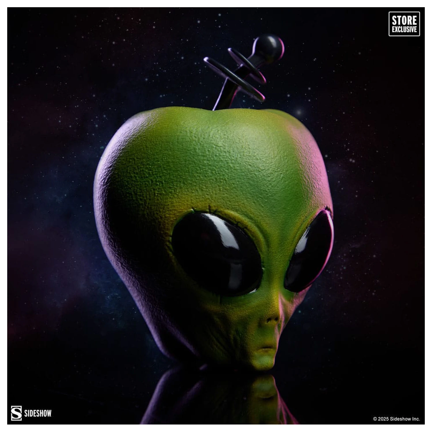 Sideshow Originals Replika jabolka Alien Apple (Green Variant) 11 cm fotografija izdelka