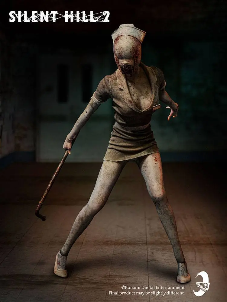 Silent Hill 2 Akcijska figura 1/6 medicinska sestra z nihajočo glavo 30 cm fotografija izdelka