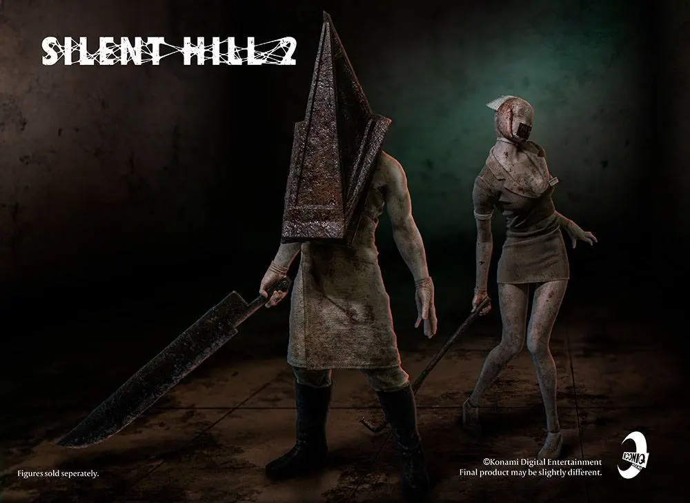 Silent Hill 2 Akcijska figura 1/6 medicinska sestra z nihajočo glavo 30 cm fotografija izdelka