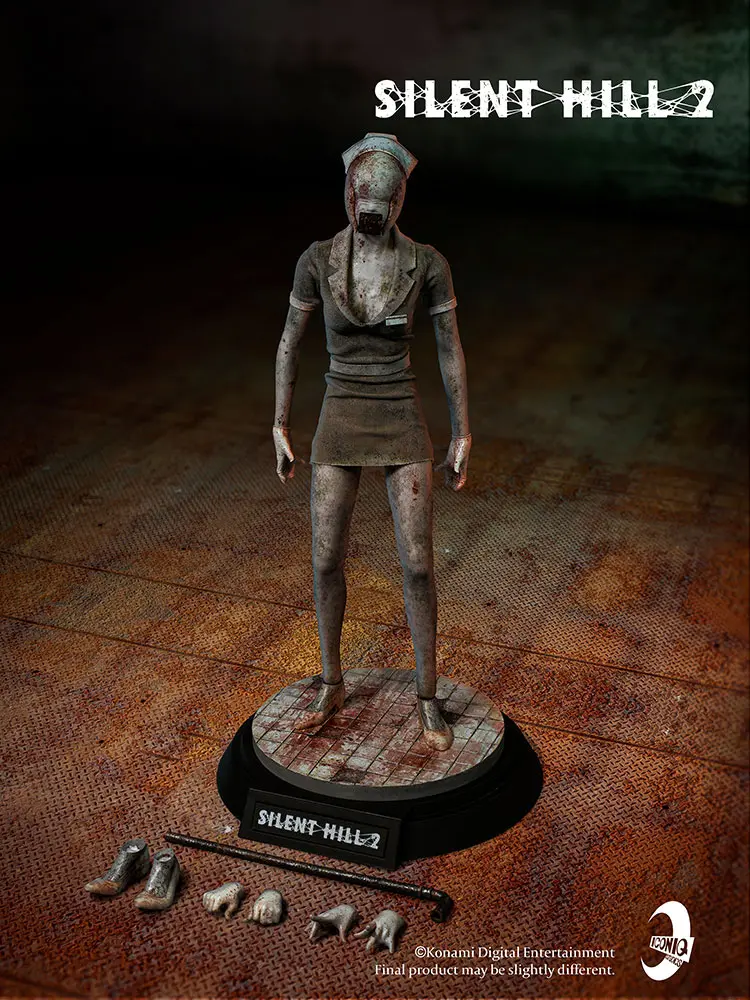Silent Hill 2 Akcijska figura 1/6 medicinska sestra z nihajočo glavo 30 cm fotografija izdelka
