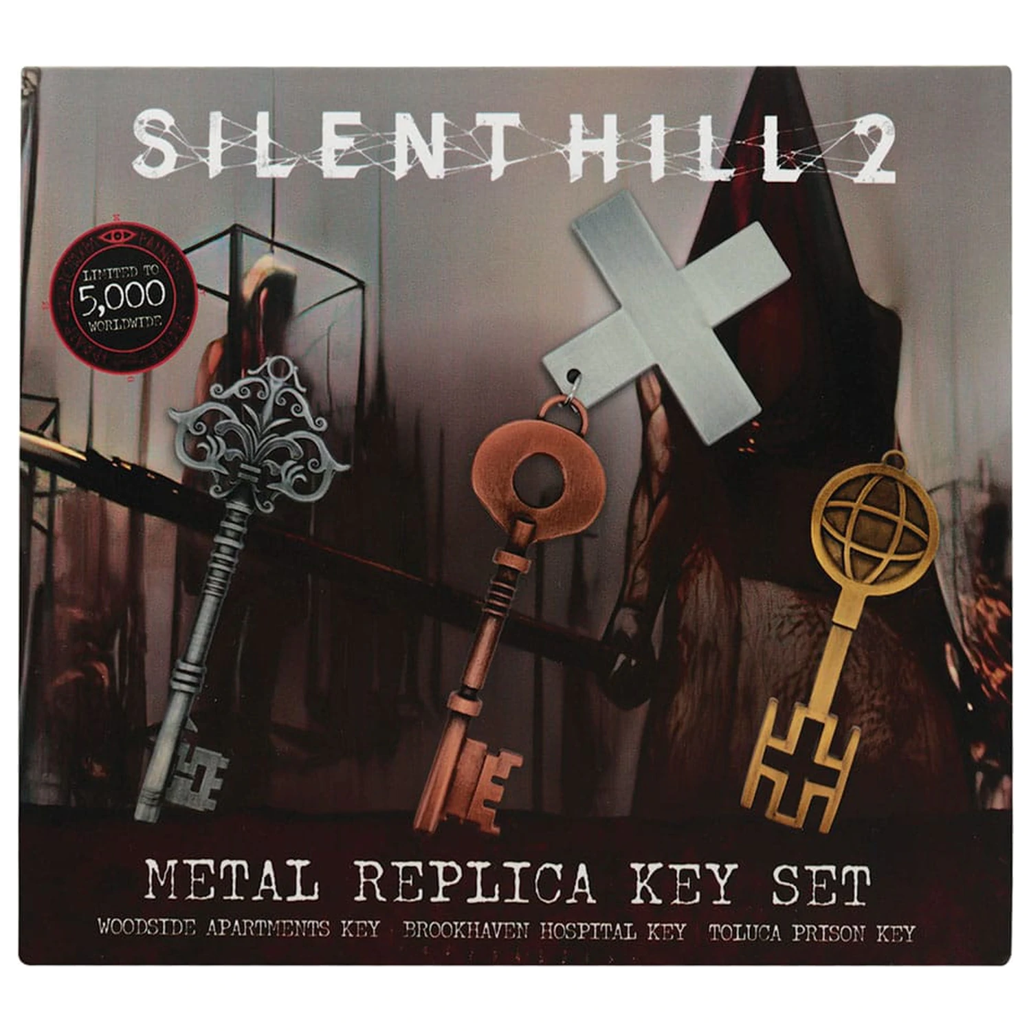 Silent Hill 2 replike set 3 ključev fotografija izdelka