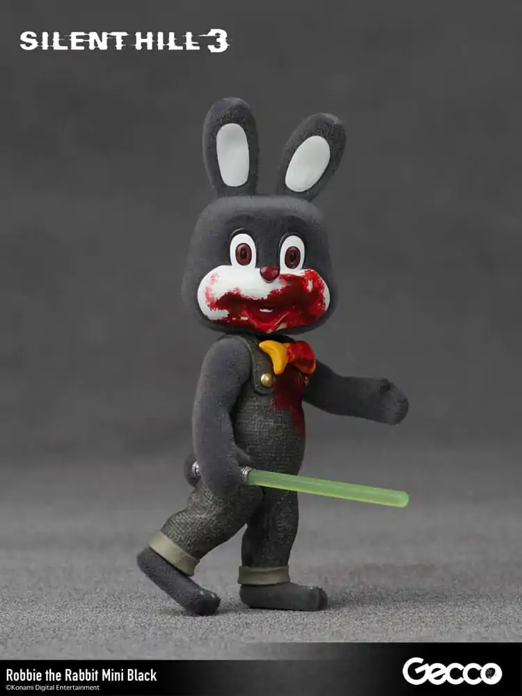 Silent Hill 3 Mini akcijska figura Robbie the Rabbit Mini Black Version 10 cm fotografija izdelka