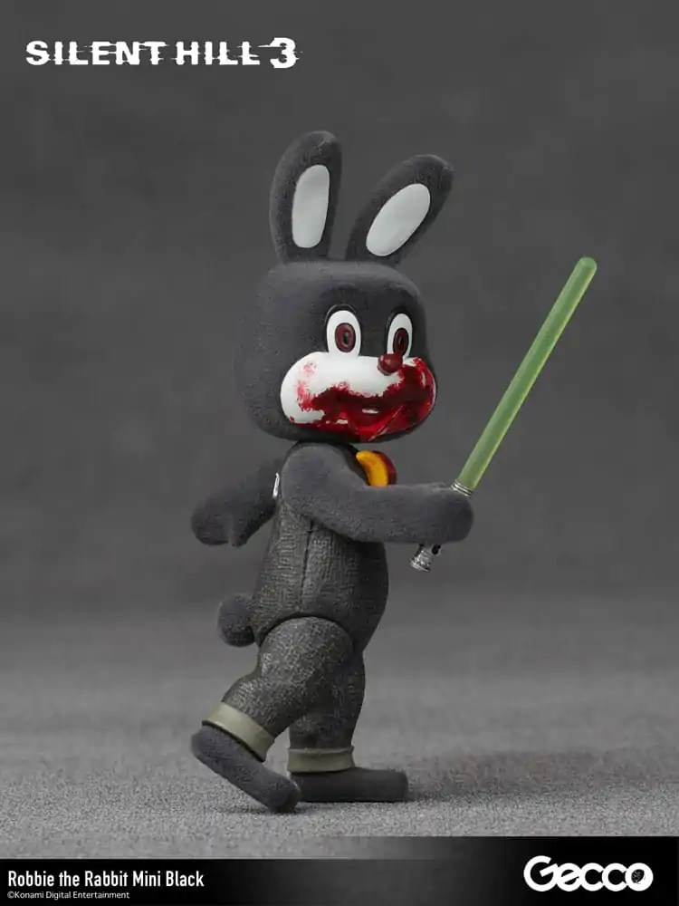 Silent Hill 3 Mini akcijska figura Robbie the Rabbit Mini Black Version 10 cm fotografija izdelka