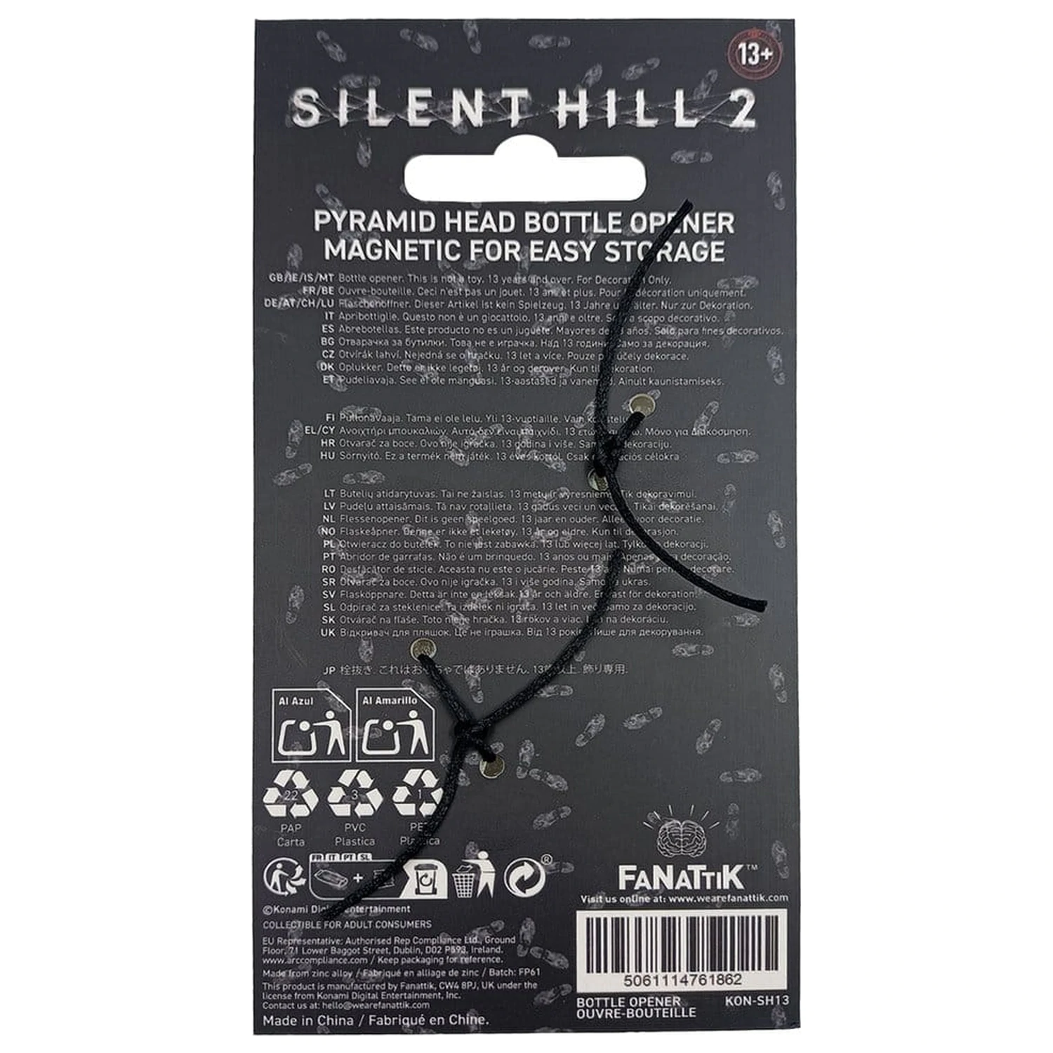 Silent Hill Odpiralec za steklenice Pyramid Head Magnetni 6 x 9 cm fotografija izdelka
