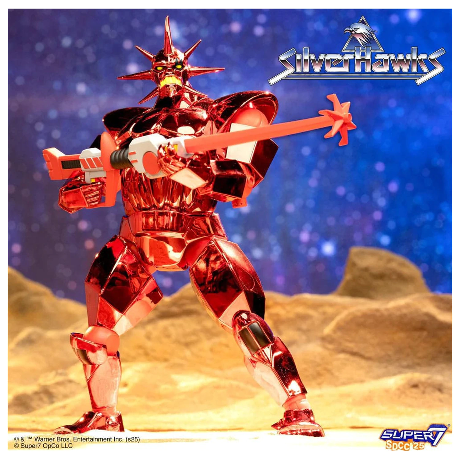 SilverHawks Ultimates akcijska figura Mon*Star Metallic Vac Metal 18 cm fotografija izdelka