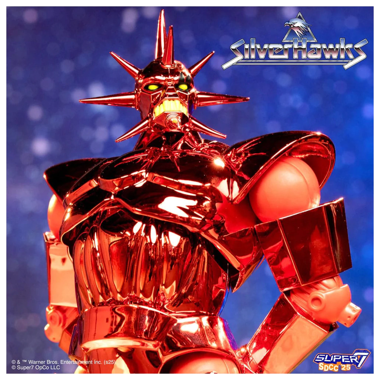 SilverHawks Ultimates akcijska figura Mon*Star Metallic Vac Metal 18 cm fotografija izdelka