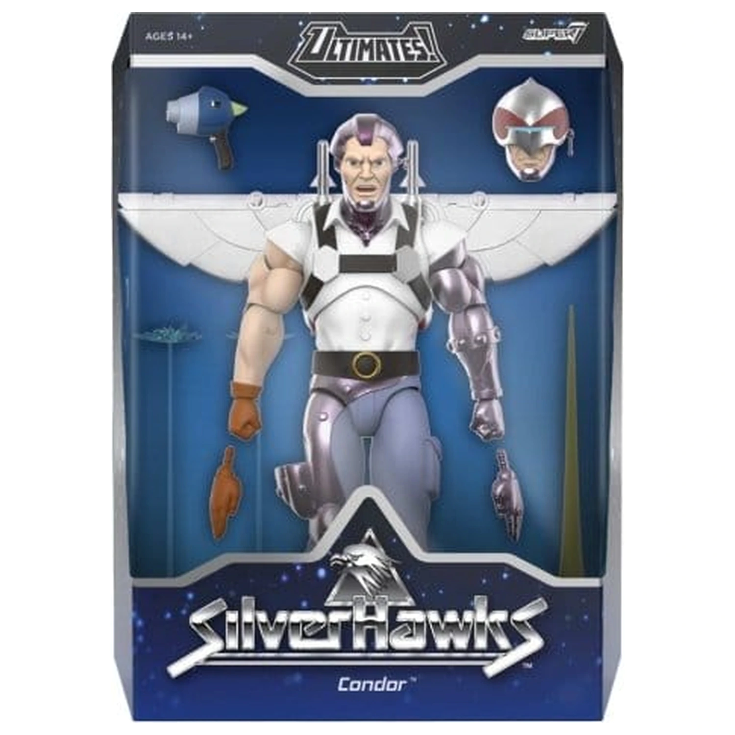 Silverhawks Ultimates Akcijska figura Val 07 Condor (Toon) fotografija izdelka