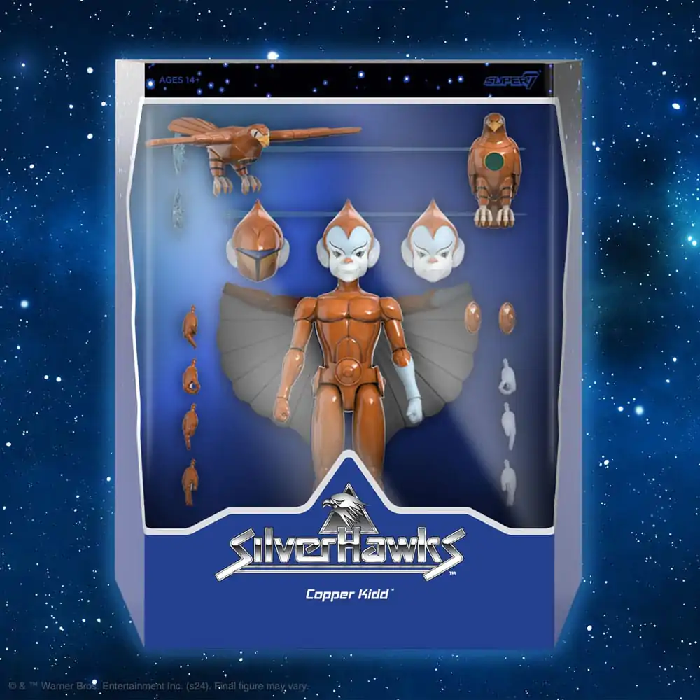 SilverHawks Ultimates Akcijska Figura Wave 2 Copper Kidd (Cartoon Accurate) 18 cm fotografija izdelka