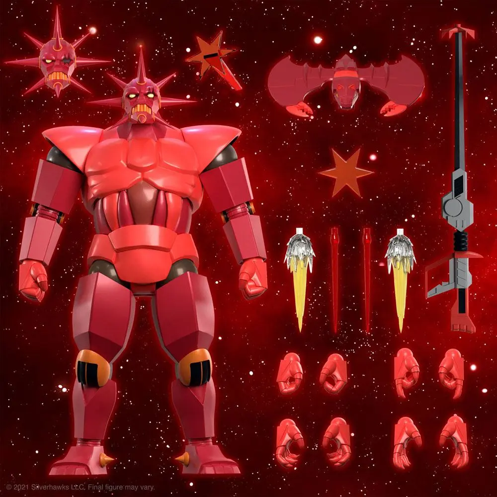 SilverHawks Ultimates akcijska figura oklepni Mon Star 28 cm fotografija izdelka