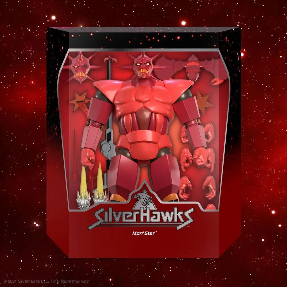 SilverHawks Ultimates akcijska figura oklepni Mon Star 28 cm fotografija izdelka