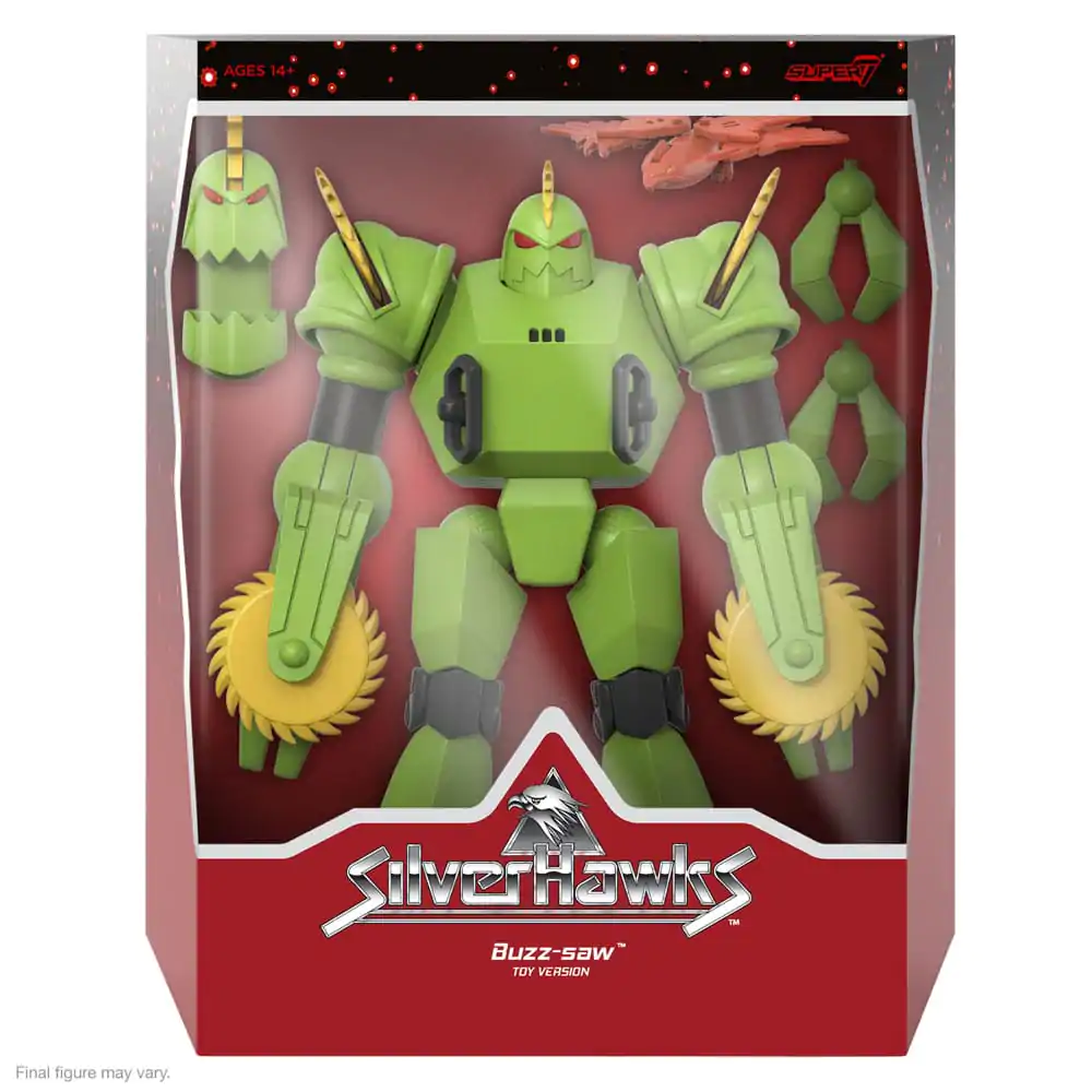 SilverHawks Ultimates akcijska figura Buzz-Saw (Toy Version) 18 cm fotografija izdelka