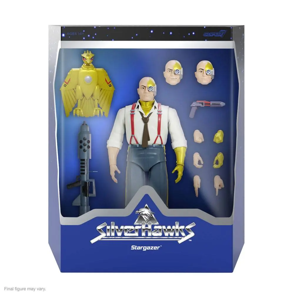 SilverHawks Ultimates Akcijska Figura Poveljnik Stargazer 18 cm fotografija izdelka