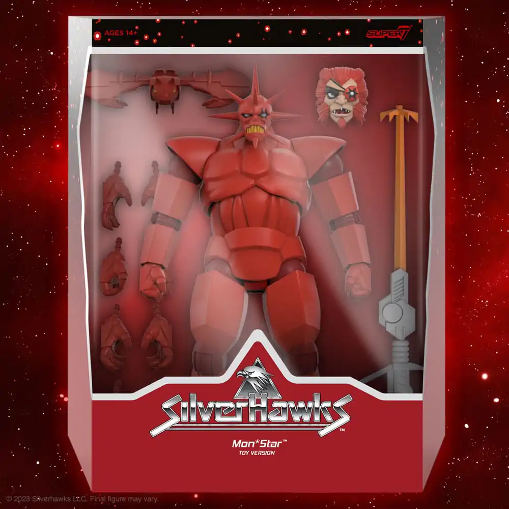 SilverHawks Ultimates akcijska figura Mon*Star (Toy Version) 18 cm fotografija izdelka