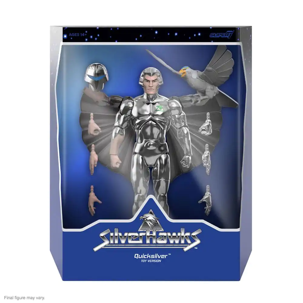 SilverHawks Ultimates Akcijska Figura Quicksilver (Toy Version) 18 cm fotografija izdelka