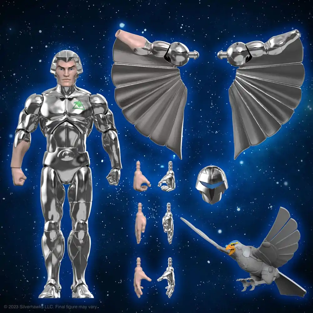 SilverHawks Ultimates Akcijska Figura Quicksilver (Toy Version) 18 cm fotografija izdelka