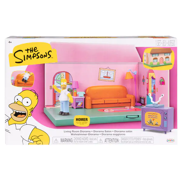 Simpsons Mini Figure Igralni Set Dnevna Soba fotografija izdelka