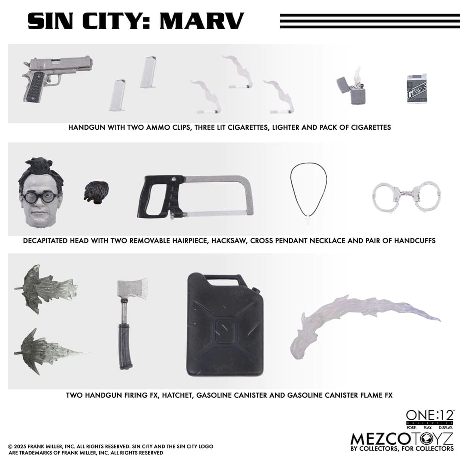 Sin City akcijska figura 1/12 Marv 17 cm fotografija izdelka
